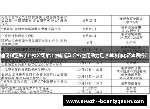 迪玛利亚携手科技公司推出创新运动分析应用助力足球训练和比赛表现提升